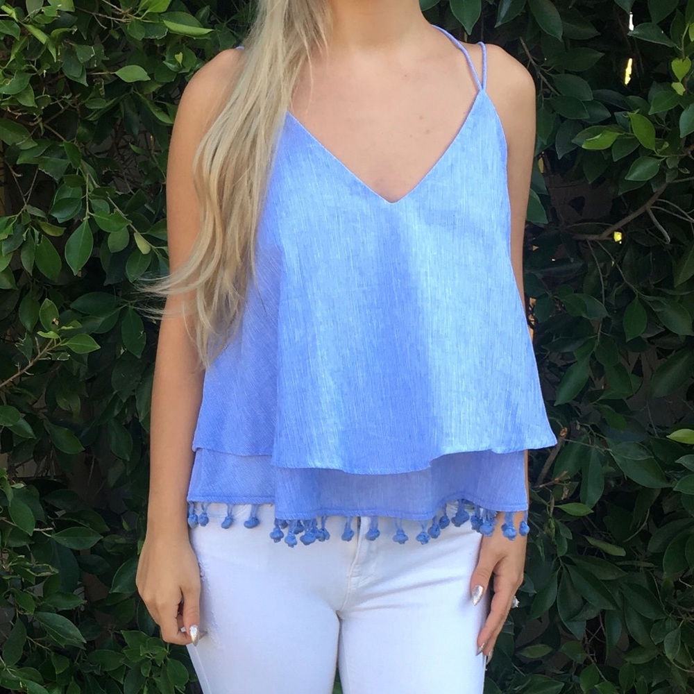 Striped Tiered Top
